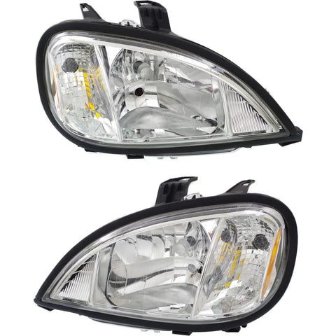 Halogen Headlight Set For 2004-2015 Freightliner Columbia Left & Right Pair