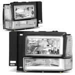 91-94 d Explorer C-Styling LED DRL Headlight+Bump