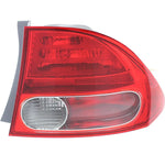 Taillight Taillamp Rear Brake Light Passenger Side Right R for 06-08 Civic Sedan