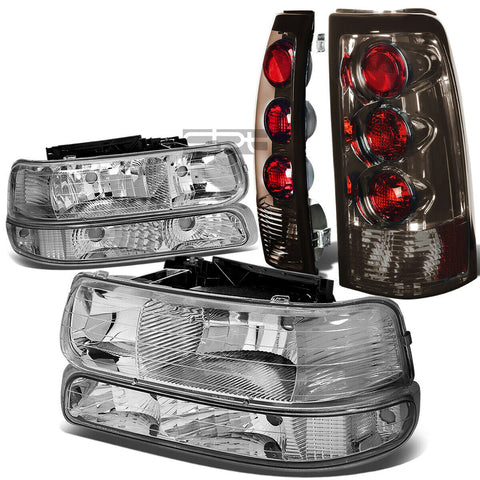 99-02 SILVERADO CHROME HEADLIGHT+CLEA