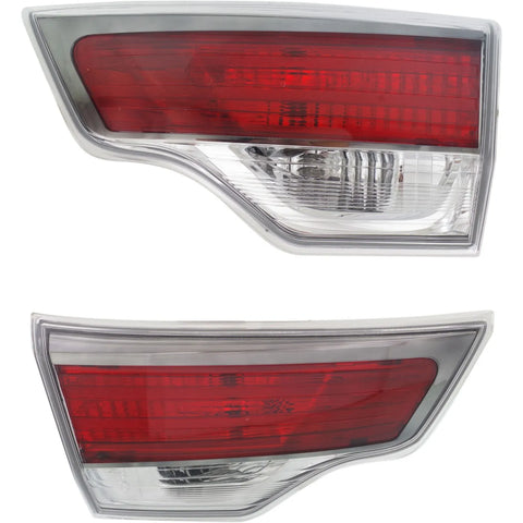 Tail Light For 2014-2017 Toyota Highlander Set of 2 Left and Right Inner CAPA