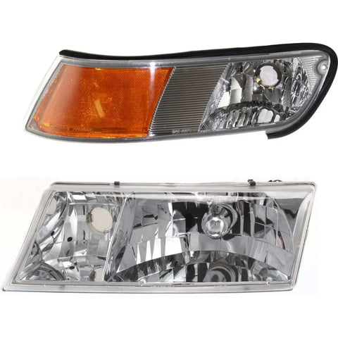 New Auto Light Kit Driver Left Side LH Hand Mercury Grand Marquis 1998-2002