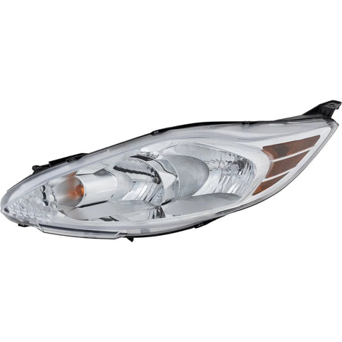 Headlight Assembly For 2011-2013 Ford Fiesta CAPA Driver Side Sedan With Bulb