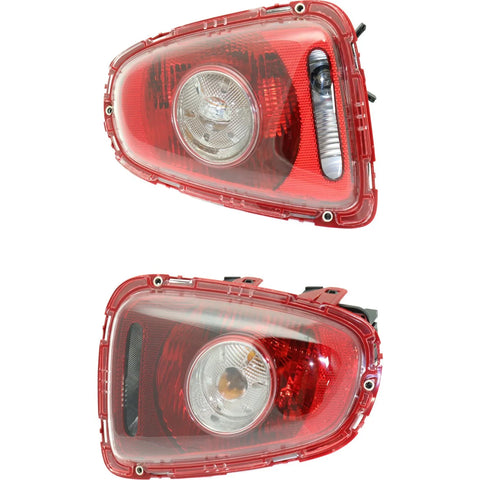 Tail Light For 2007-2010 Mini Cooper Set of 2 LH and RH Clear Lens