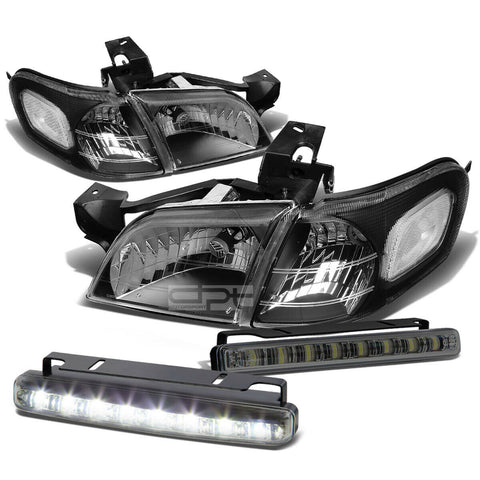 BLACK HEADLIGHT+CLEA
