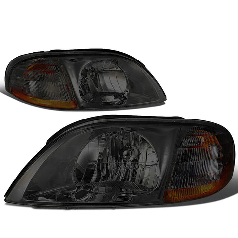 1999-2003 d Windstar Headlight Headlamp Lamps Left + Right Smoked Amber
