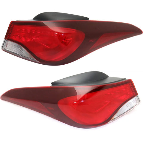 Tail Light For 2011-2016 Hyundai Elantra Set of 2 LH and RH Outer Korea Built