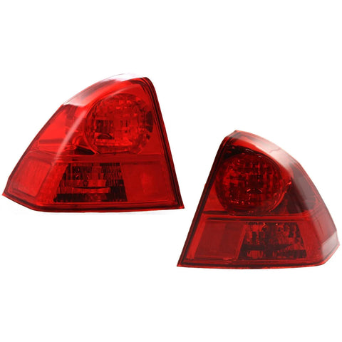 New Tail Lights Lamps Set of 2 Driver & Passenger Side Outer Sedan LH RH Pair