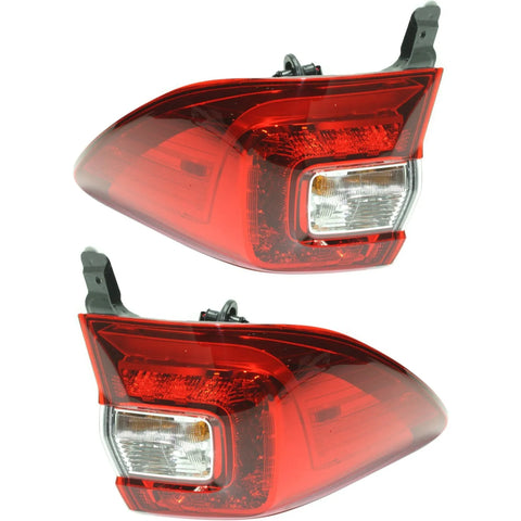 Tail Light For 2015-2018 Subaru Outback Set of 2 Driver and Passenger Side Outer