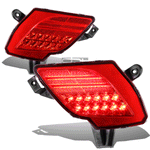 13-16 Mazda Cx5 Red Housing Led Rear Fog Light Bumper Reflector Tail Lamp