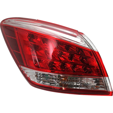 Halogen Tail Light For 2011-2012 Nissan Murano To 3-12 Left Clear/Red w/ Bulbs