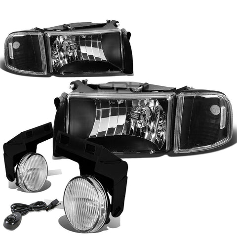 BLACK HEADLIGHT+CLEA