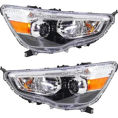 Headlight Set For 2011-2018 Mitsubishi Outlander Sport Left and Right CAPA 2Pc