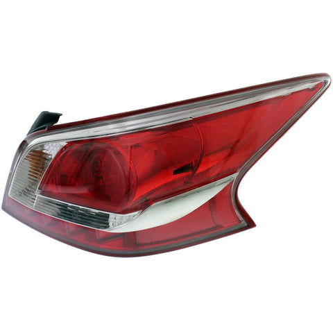 LED Tail Light For 2013 Nissan Altima Sedan Right Clear & Red Lens w/ Bulbs