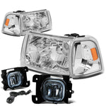 CHROME HEADLIGHT+AMBE