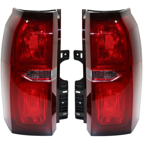 Tail Light Set For 2015-2020 Chevrolet Tahoe Suburban LH/RH w/ bulb Halogen CAPA