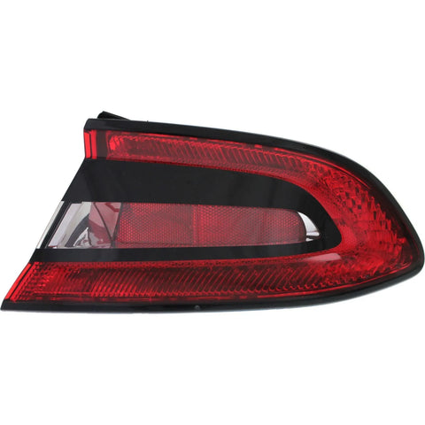 Halogen Tail Light For 2013-2016 Dodge Dart Right Outer Clear/Red Lens w/ Bulbs