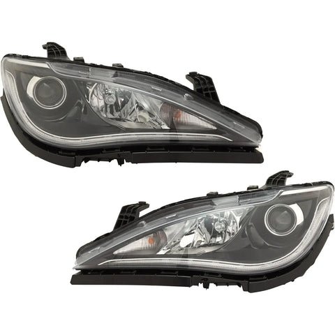 Headlight Set For 2017-2020 Chrysler Pacifica Left and Right Side CAPA Halogen