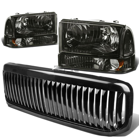 99+SUPERDUTY SMOKED HEADLIGHT+AMBE