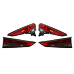 Tail Light Set For 2020-2021 Toyota Highlander LH RH Inner Outer Clear/Red LED