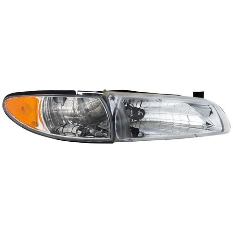 Headlight For 97-2003 Pontiac Grand Prix Right With Bulb and Corner Light
