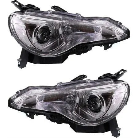 Headlight Set For 2013 2014 2015 2016 Scion FR-S Left and Right With Bulb 2Pc