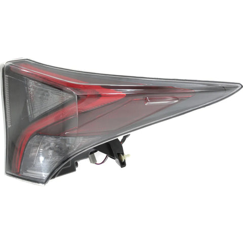 Tail Light For 2016-2018 Toyota Prius Passenger Side Outer