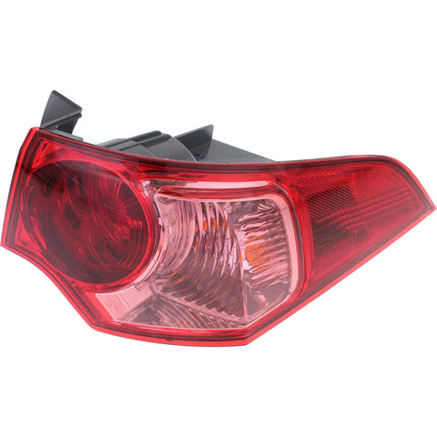Halogen Tail Light For 2011-2014 Acura TSX Sedan Right Outer Red Lens w/ Bulb(s)