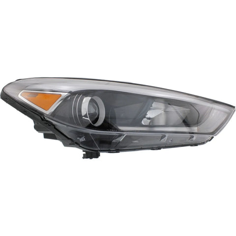 Headlight For 2016-2018 Hyundai Tucson Right With Bulb Halogen Composite Type