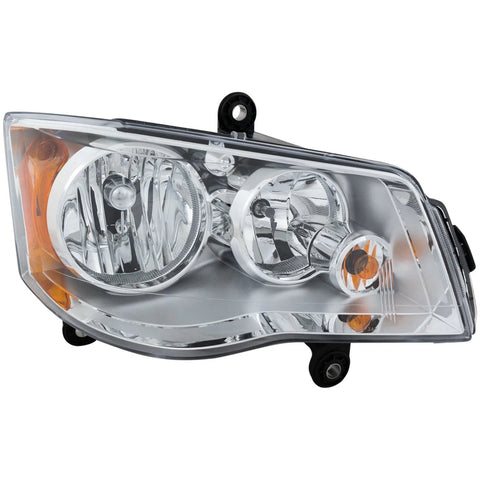 Halogen Headlight Chrome Interior Right RH For 2011-2020 Dodge Grand Caravan
