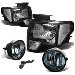 BLACK HEADLIGHT+CLEA
