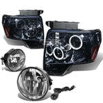 DUAL HALO PROJECTOR+LED SMOKED HEADLIGHT+SIDE