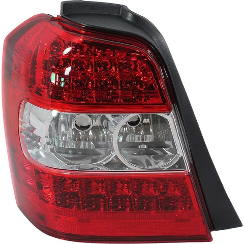 Tail Light for 2006-2007 Toyota Highlander Left Side Hybrid Model Red/Clear Lens