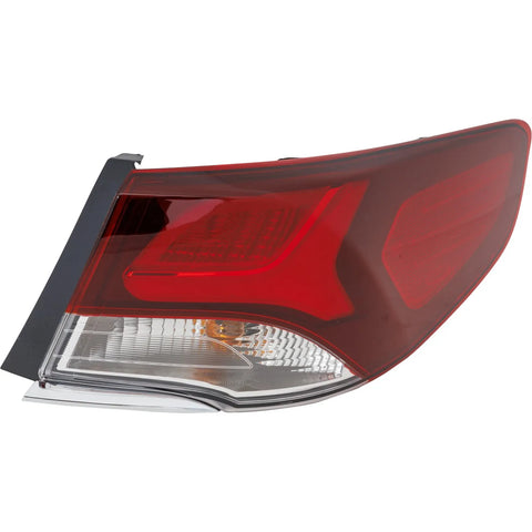 Tail Light For 2018-2019 Hyundai Sonata Passenger Side Outer With bulbs LED