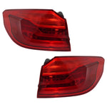 Tail Light Set For 2017-2020 BMW 540i 530i Left and Right Outer Red Lens LED