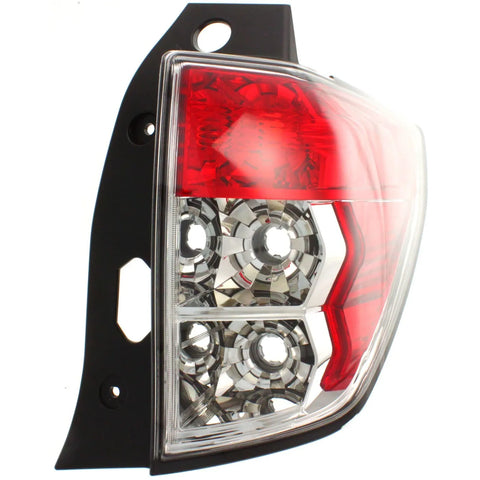 Halogen Tail Light For 2009-2013 Subaru Forester Right Clear & Red Lens CAPA