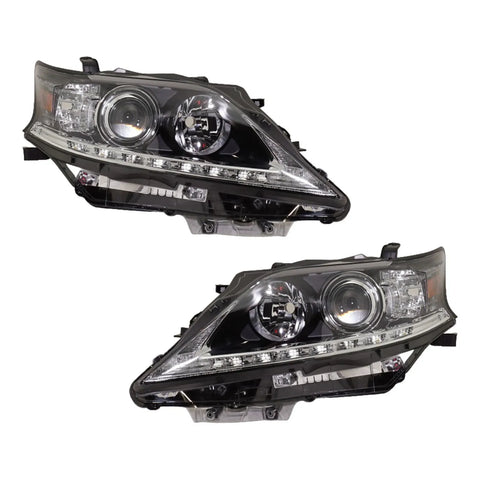 Headlights For 2013-2015 Lexus RX350 Left and Right 13-15 Lexus RX450h HID/Xenon