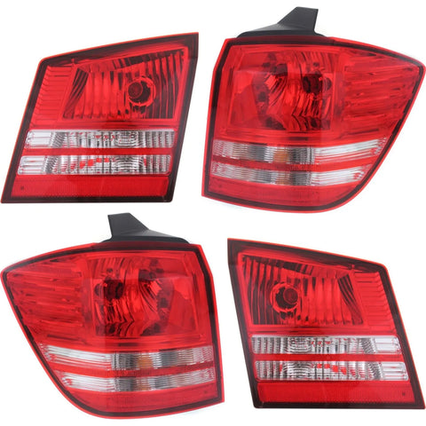 Tail Light For 2009-2009 Dodge Journey Kit Left and Right Inner and Outer