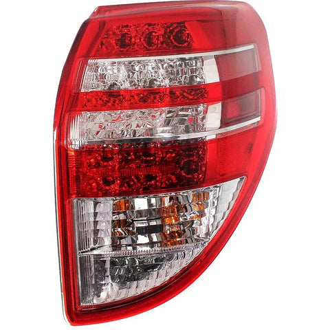 Halogen Tail Light For 2009-2012 Toyota RAV4 USA Built Right Clear/Red w/ Bulbs