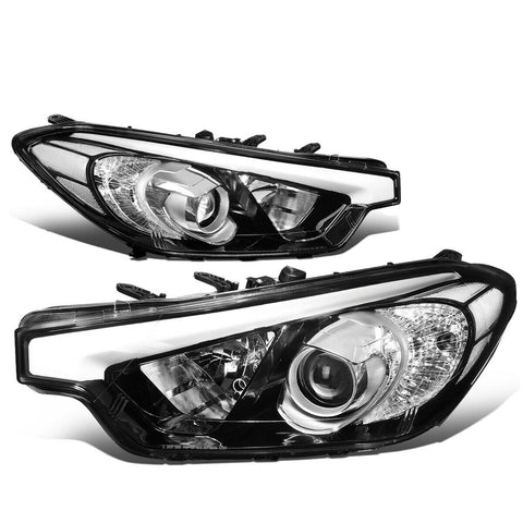 2014-2016 te 5 Koupe Chrome Housing Clear Corner Projector Headlight Lamp