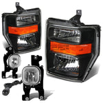 BLACK HEADLIGHT+AMBE