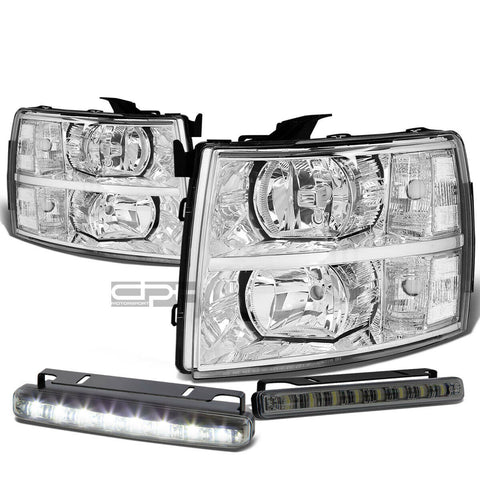 CHROME HOUSING HEADLIGHT+CLEA