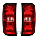 14-19 Chevy Silverado GMC Sierra Red Lens OE Style Tail Brake Light Lamps
