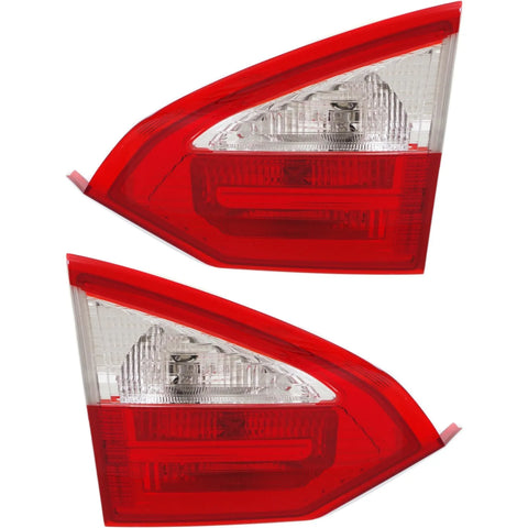 Tail Light For 2014-2017 Ford Fiesta Set of 2 Driver and Passenger Side Inner