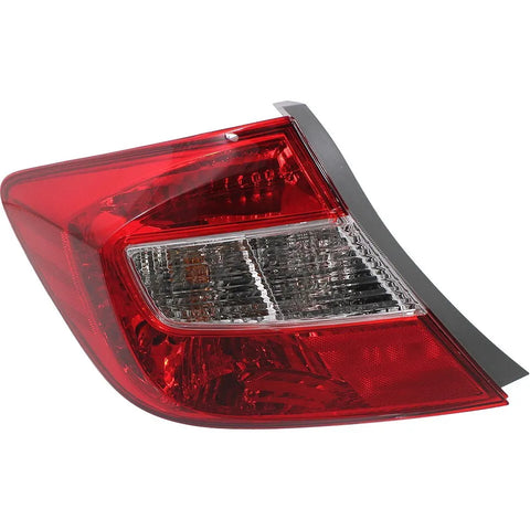 Tail Light for 2012 Honda Civic LH Sedan HF/GX/LX/DX/EX/EX-L/Si Models