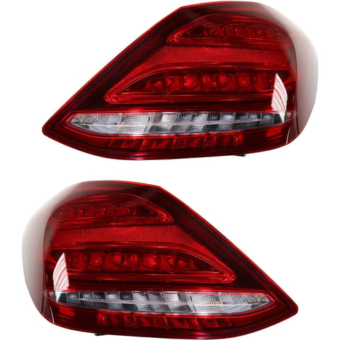 CAPA Tail Light For 2015-2018 Mercedes Benz C300 Driver and Passenger Side LED