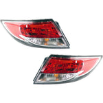 Tail Light Set For 2009-2013 Mazda 6 Left and Right Clear Lens Halogen CAPA