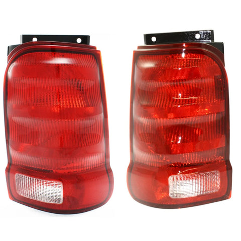 FO2800151, FO2801151 New Tail Lights Lamps Set of 2 Driver & Passenger Side Pair