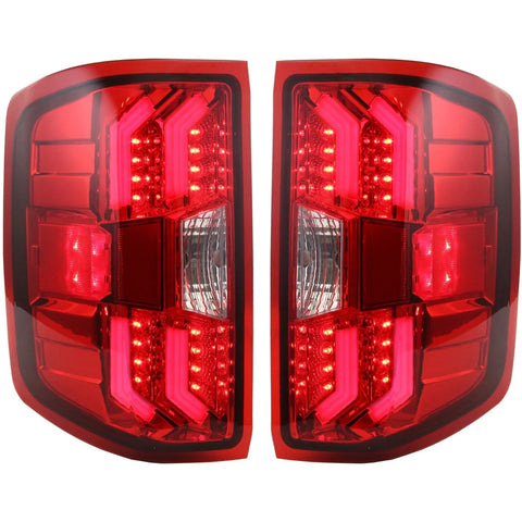 Tail Light For 2014-2016 Chevrolet Silverado 1500 Set of 2 Left and Right Side