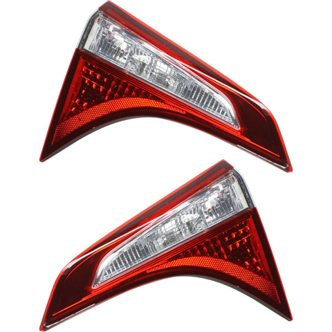 Back Up Light Set For 2014-2016 Toyota Corolla Left & Right, Inner 2Pc CAPA